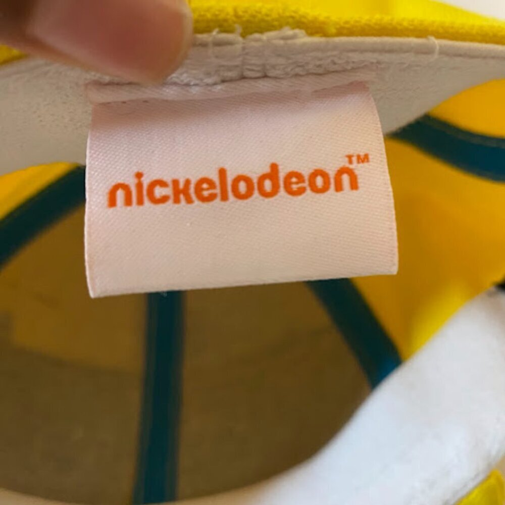 Nickelodeon Spongebob Squarepants Big Face Glasses A-Flex Baseball Cap Hat OSFM - Picture 5 of 10